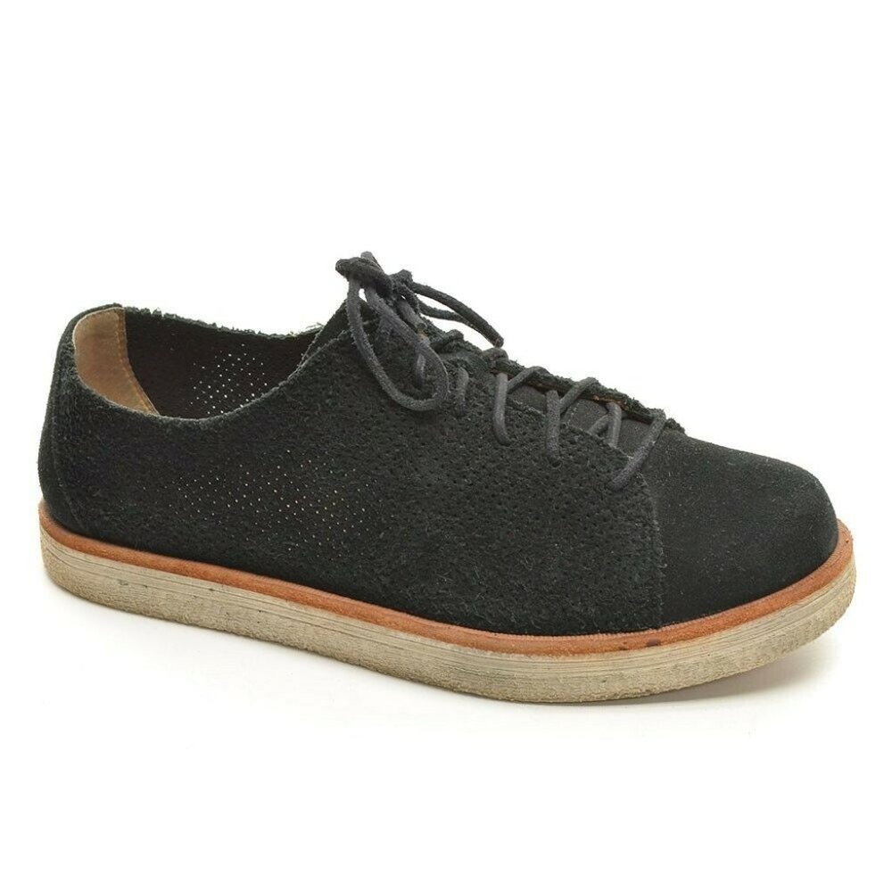 Kork-Ease Margaret Black Perforated Oxfords 8.5 M
